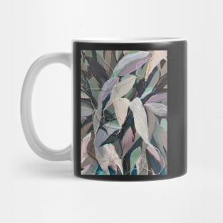 Silver Eucalypt Leaves by Leah Gay Mug